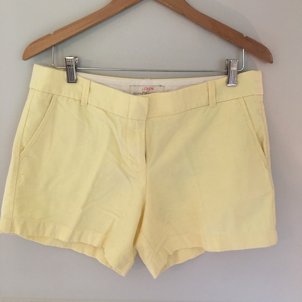 JCrew Yellow Cotton broken in chino S 10 like new